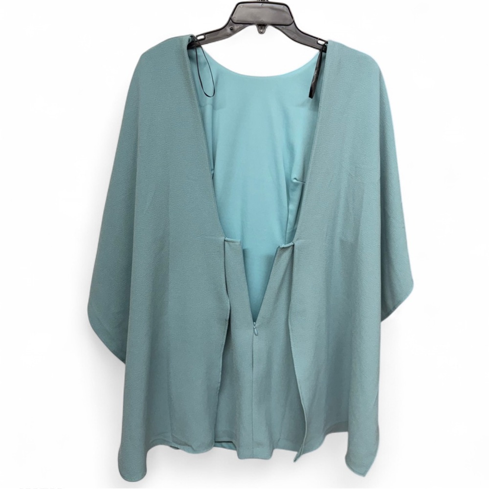 **SOLD** The Best Is Yet To Come" Sage Green Cape Sleeve D - Picture 5 of 9